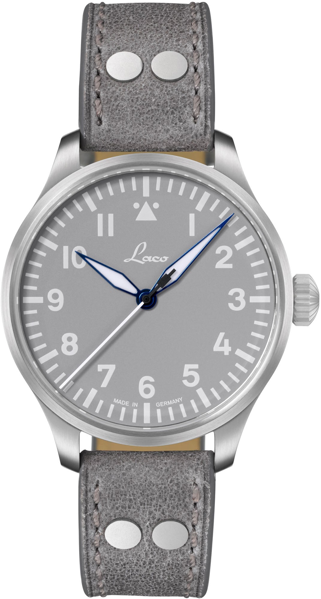 Laco Watch Flieger Basic Augsburg Grau 39