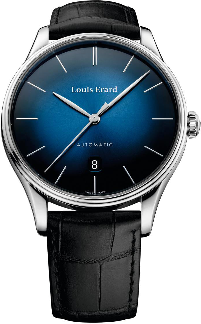 Louis Erard Watch Heritage Mens - Blue