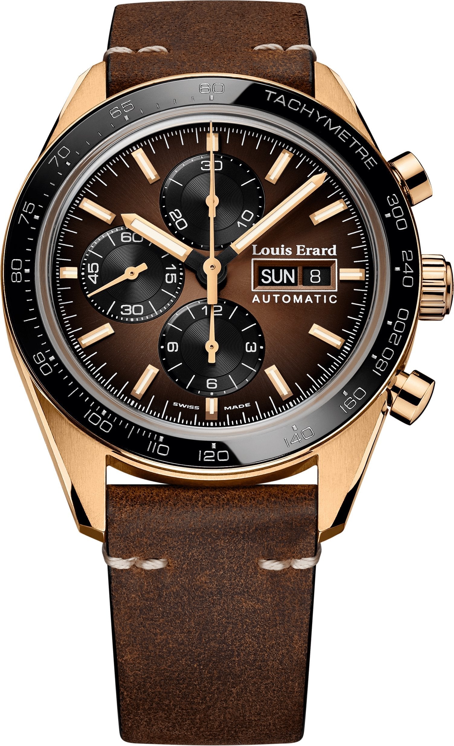 Louis Erard Watch La Sportive Bronze Limited Edition - Brown