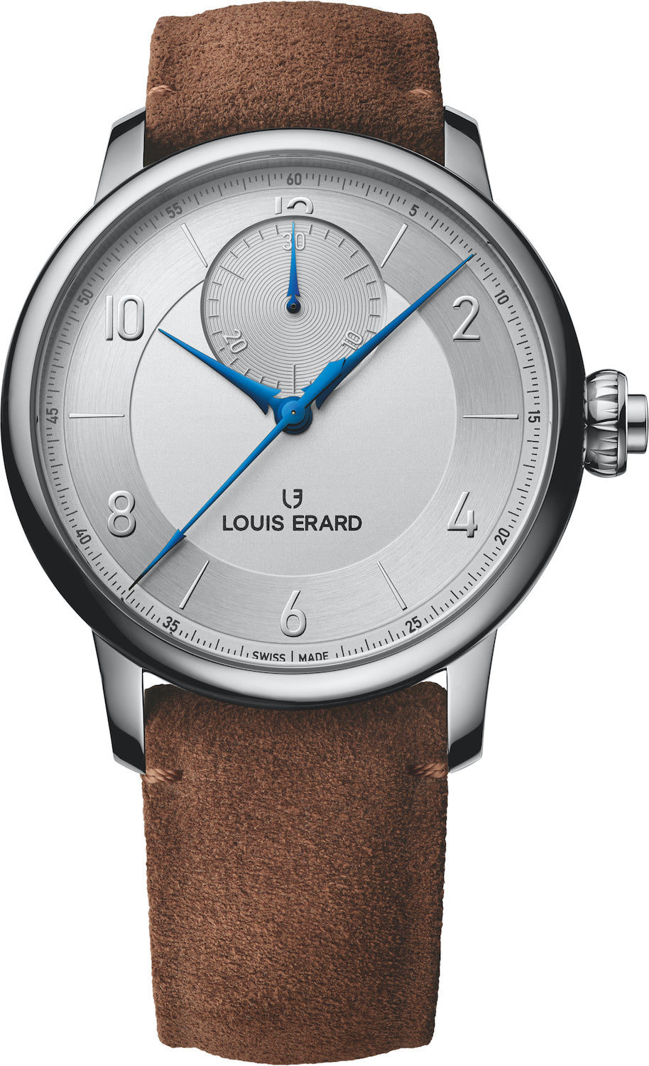 Louis Erard Watch Excellence Triptych Monopusher - Silver
