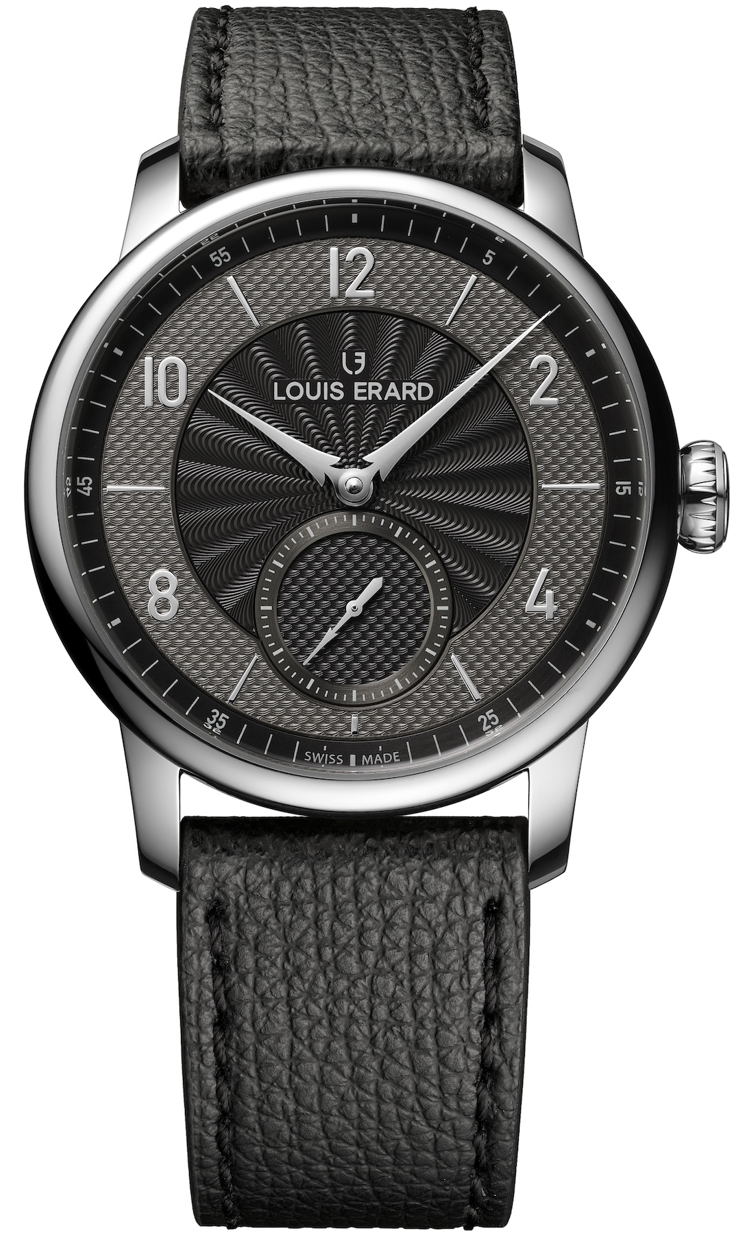Louis Erard Watch Excellence Petite Seconde Guilloche 42mm Anthracite Black