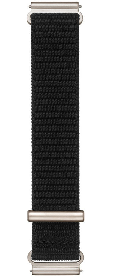 Louis Erard Strap Nylon Black Microblasted Grade 2 Titanium 22.70mm - Black