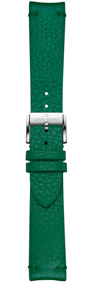 Louis Erard Strap Leather Green Grained 20/18mm - Green