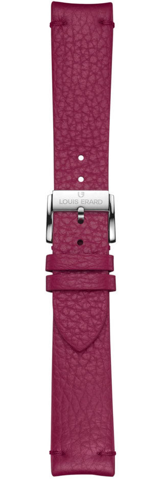 Louis Erard Strap Leather Purple Grained 20/18mm - Purple