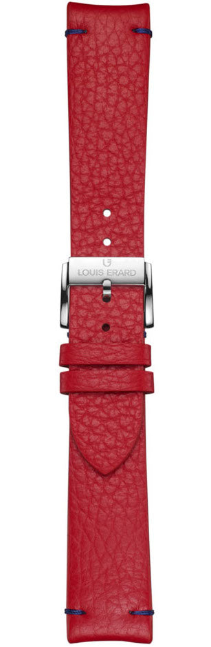 Louis Erard Strap Leather Red Grained 22/20mm - Red