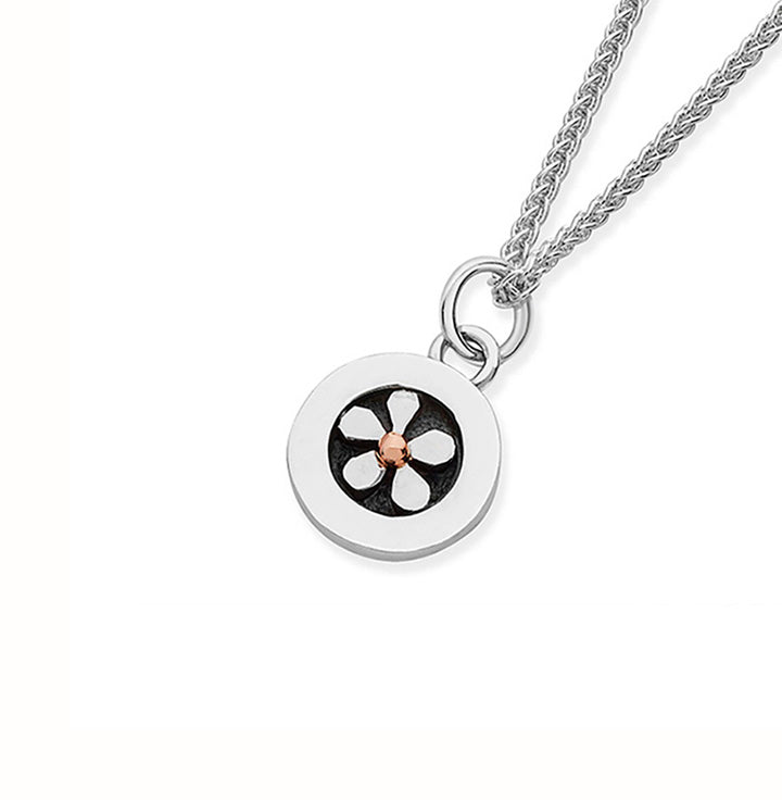 Linda Macdonald Meadow Sterling Silver 9ct Gold Necklace