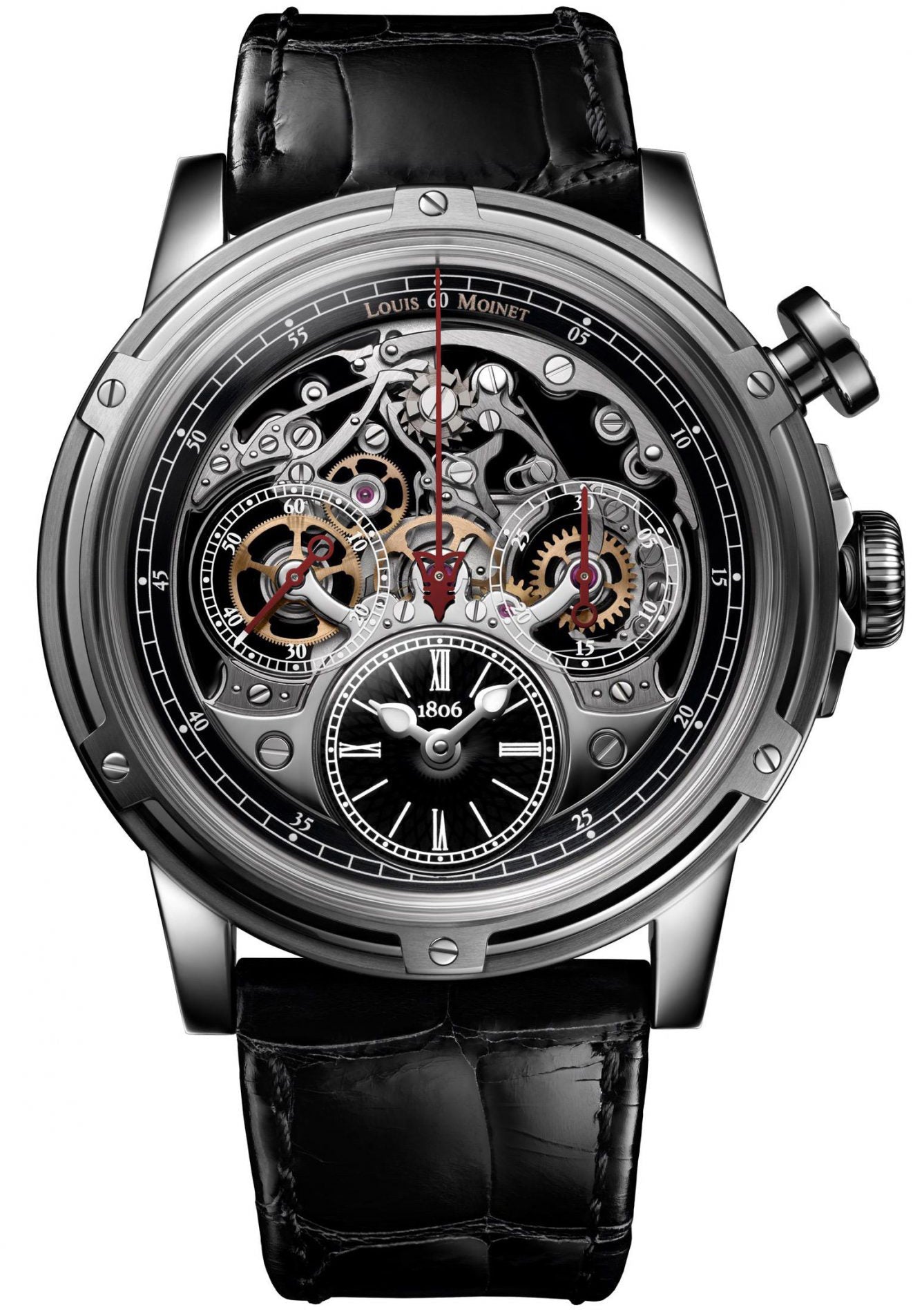 Louis Moinet Watch Memoris Superlight Black Limited Edition - Black