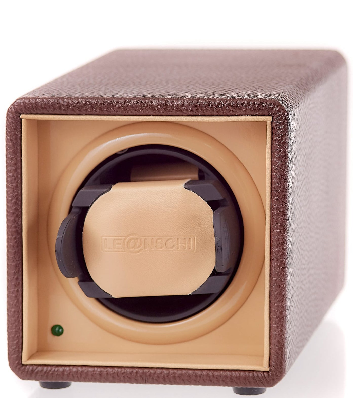 Leanschi Watch Winder Single PU Leather - Brown