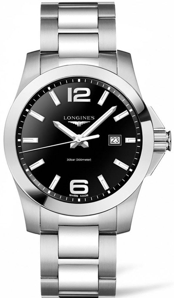 Longines Watch Conquest Mens - Black