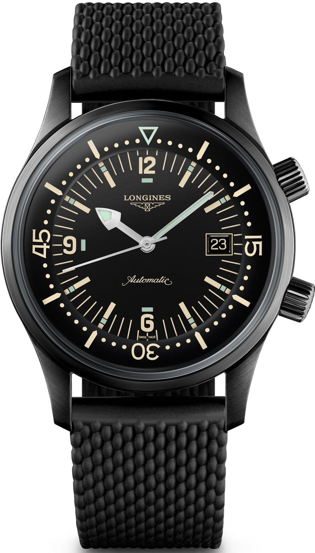 Longines Watch Legend Diver Mens - Black