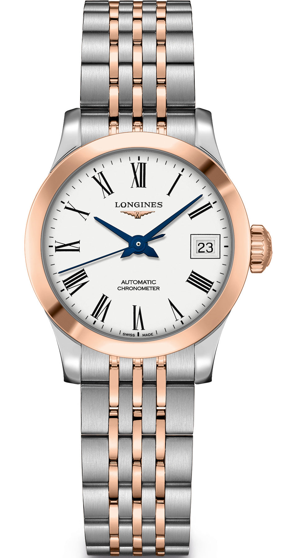 Longines Watch Record Ladies - Silver