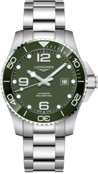 Longines Watch HydroConquest Mens - Green