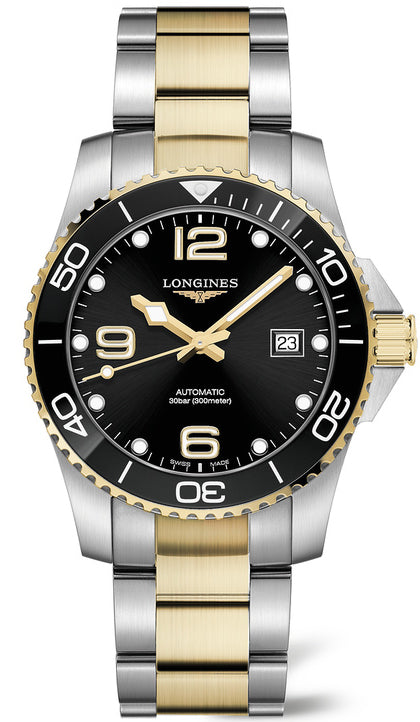 Longines Watch HydroConquest Mens - Black