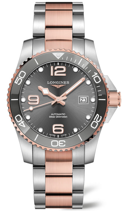 Longines Watch HydroConquest Mens - Grey