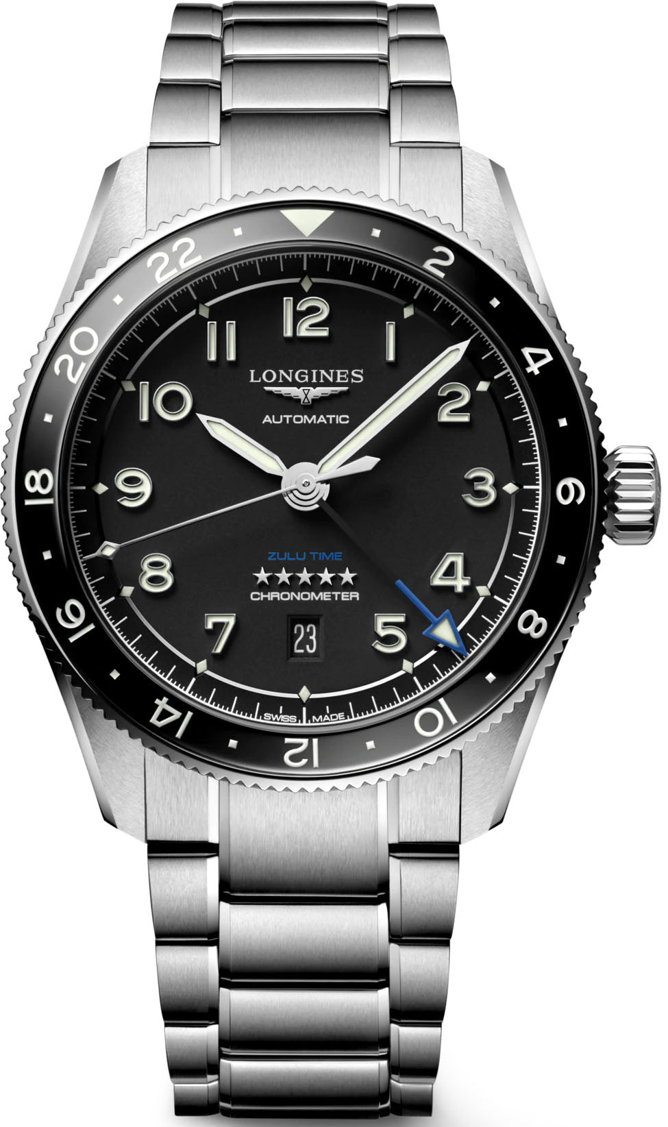 Longines Watch Spirit Zulu Time Mens