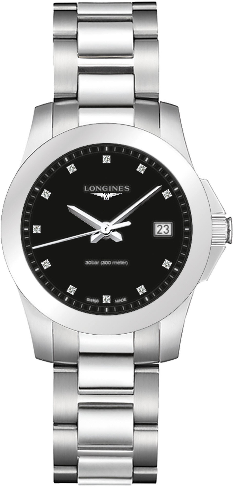 Longines Watch Conquest Ladies - Black