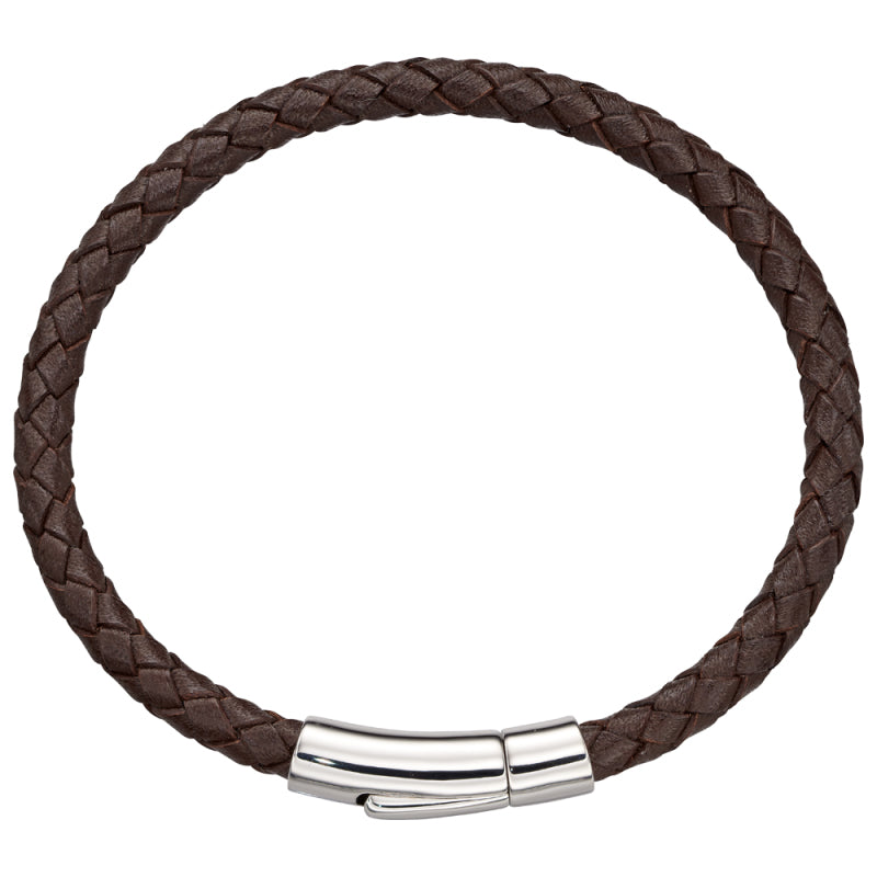 Little Star Leather Dan Mens Bracelet