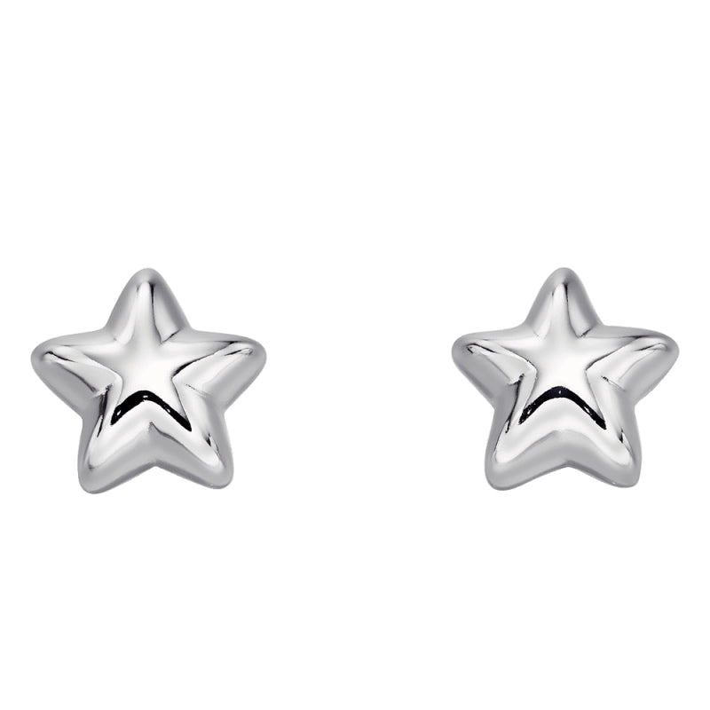 Little Star Sterling Silver Elle Star Childs Stud Earrings