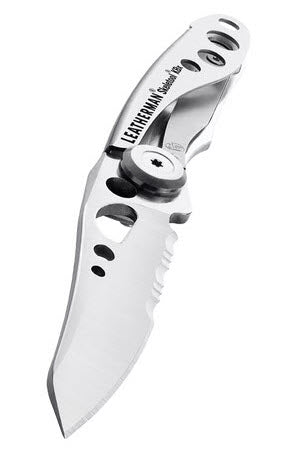 Leatherman Pocket Knife Skeletool KBx Knife Stainless - Silver