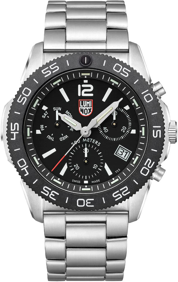 Luminox Watch Sea Pacific Diver Chronograph 3140 Black Black - Black