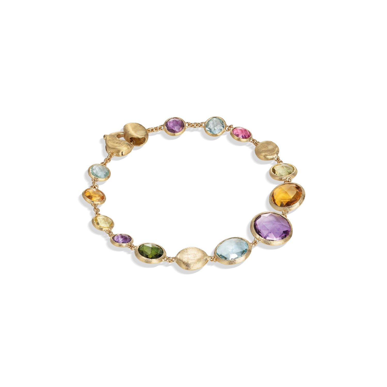 Marco Bicego Jaipur 18ct Yellow Gold Mixed Gemstone Bracelet