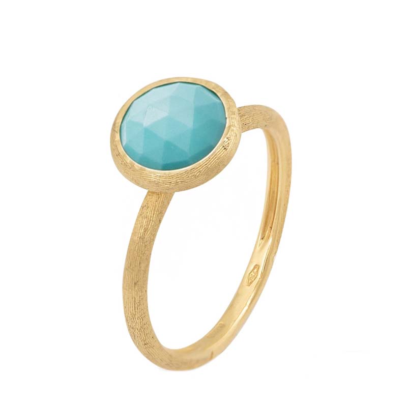 Marco Bicego Jaipur 18ct Yellow Gold Turquoise Ring - V