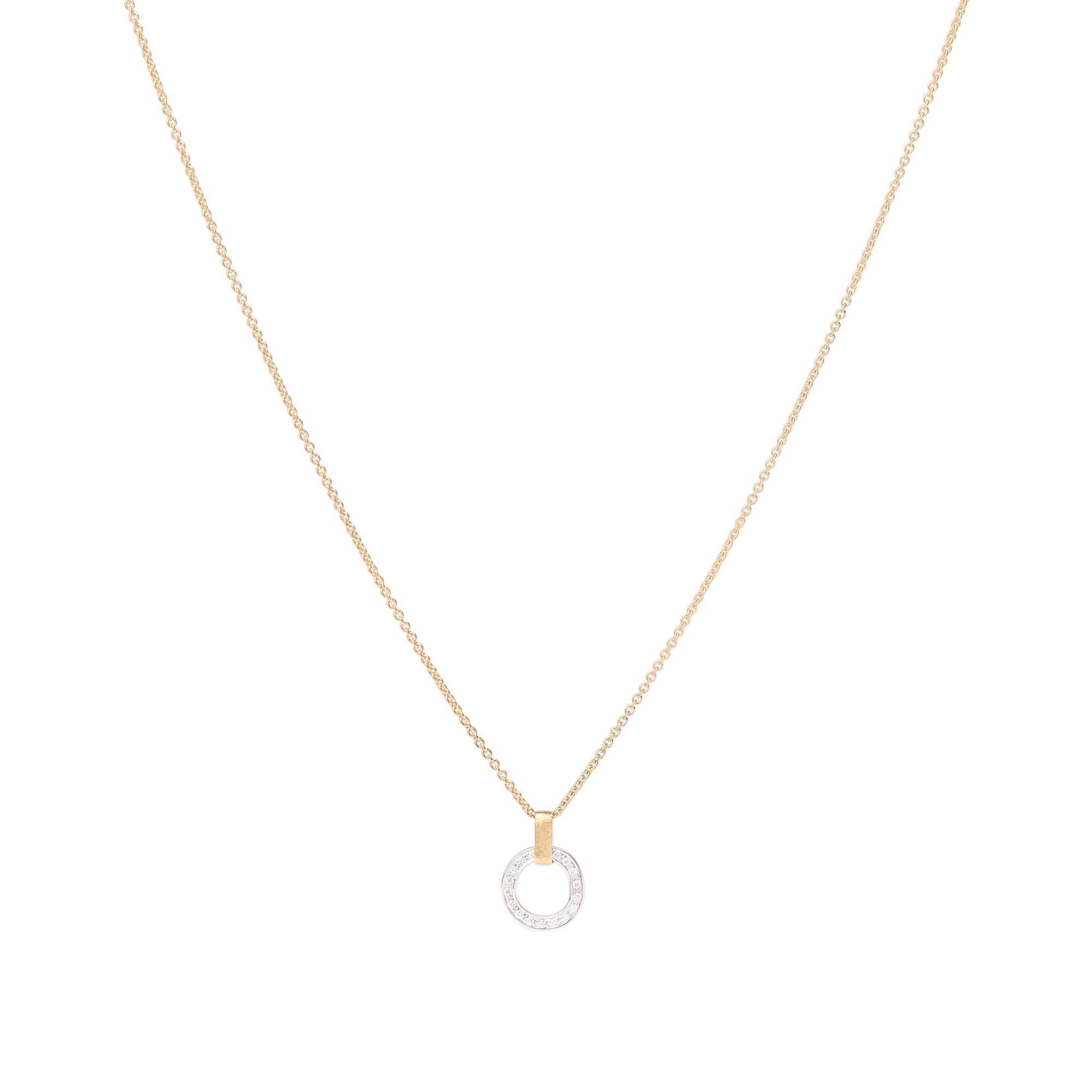 Marco Bicego Jaipur Link 18ct Yellow Gold Diamond Pendant Necklace