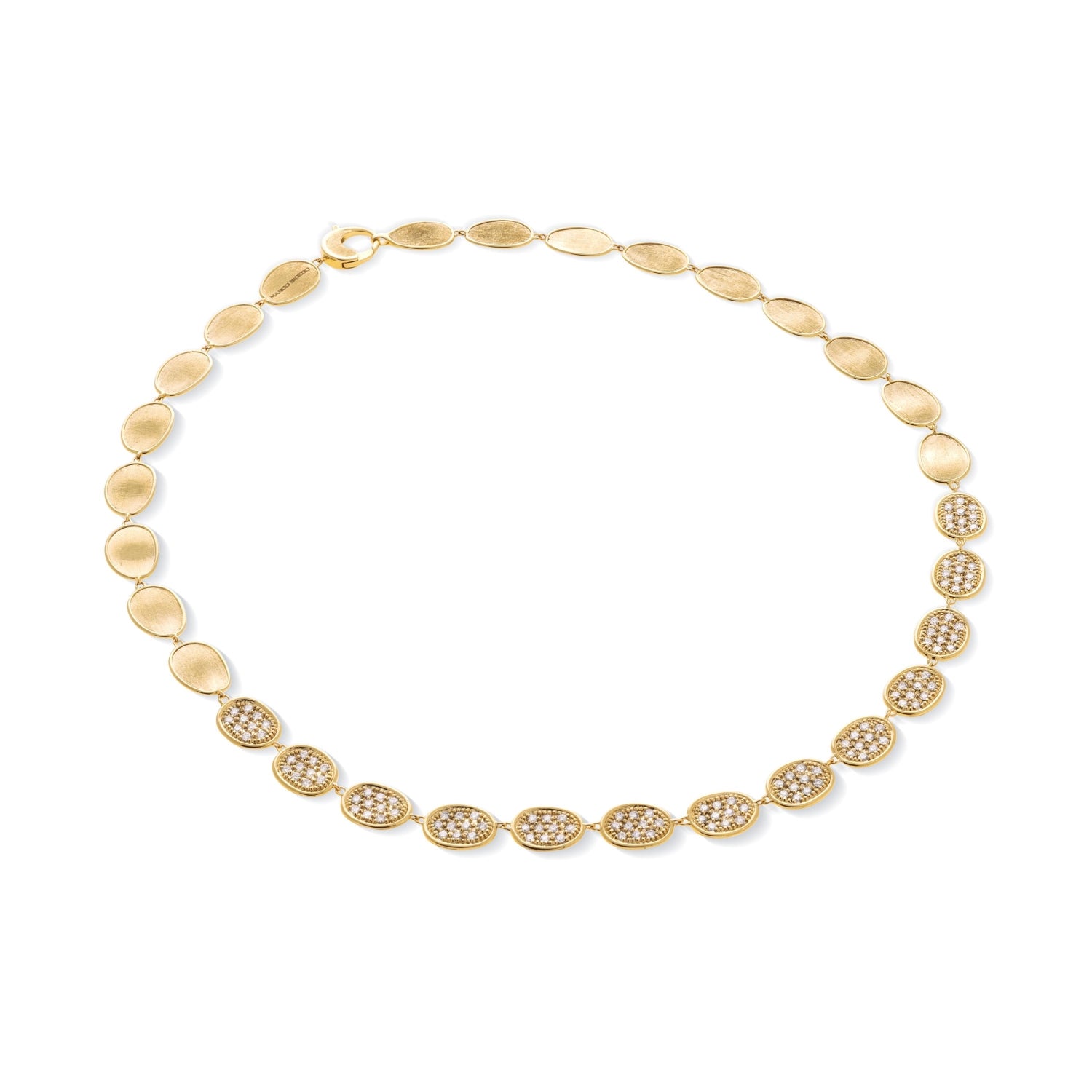 Marco Bicego Lunaria Alta 18ct Yellow Gold 2.60ct Diamond Necklace - Yellow Gold