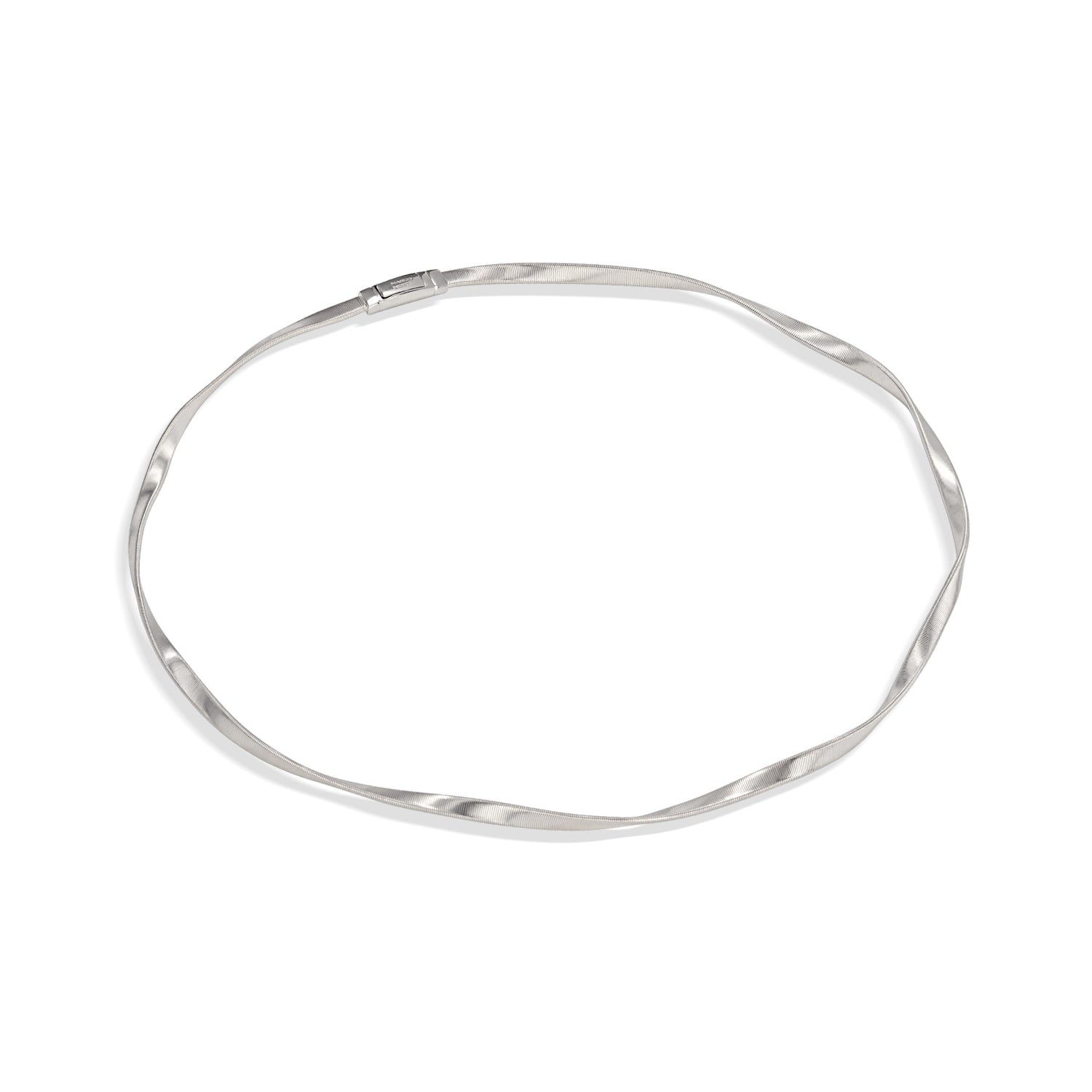 Marco Bicego Marrakech Supreme 18ct White Gold Necklace - Option1 Value White Gold
