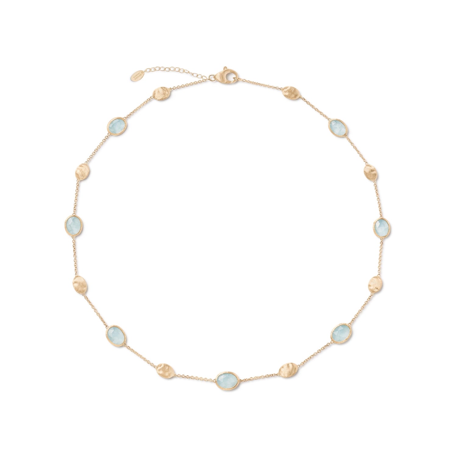 Marco Bicego Siviglia 18ct Yellow Gold Aquamarine Necklace