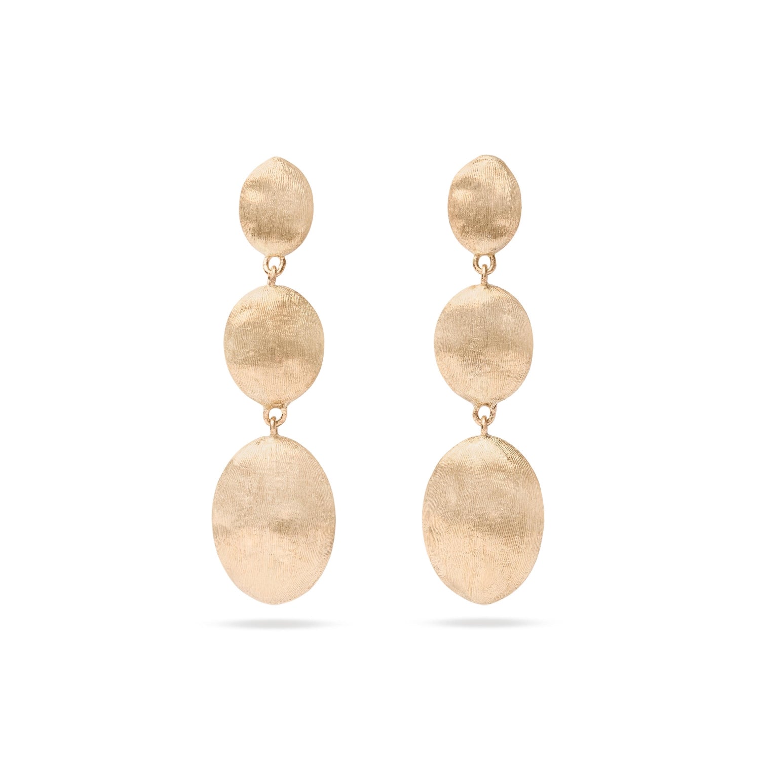 Marco Bicego Siviglia 18ct Yellow Gold Triple Earrings
