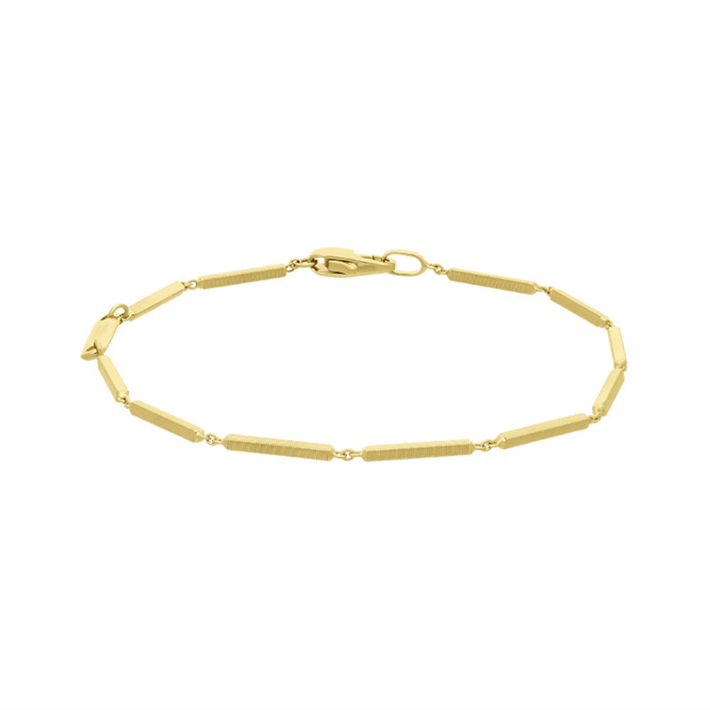 Marco Bicego Uomo 18ct Yellow Gold Unisex Link Bracelet - 20.5cm
