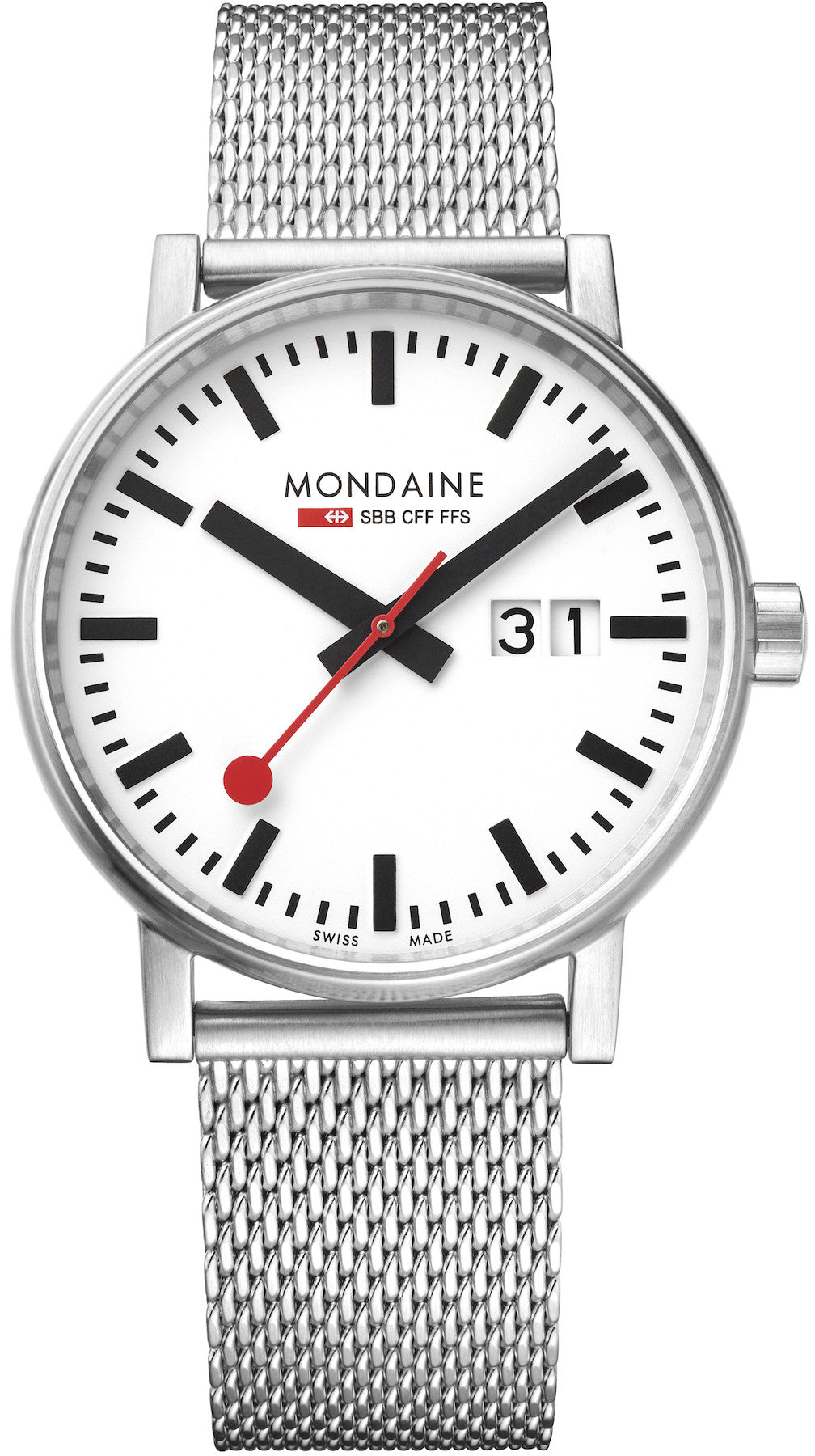 Mondaine Watch SBB Evo2 - White