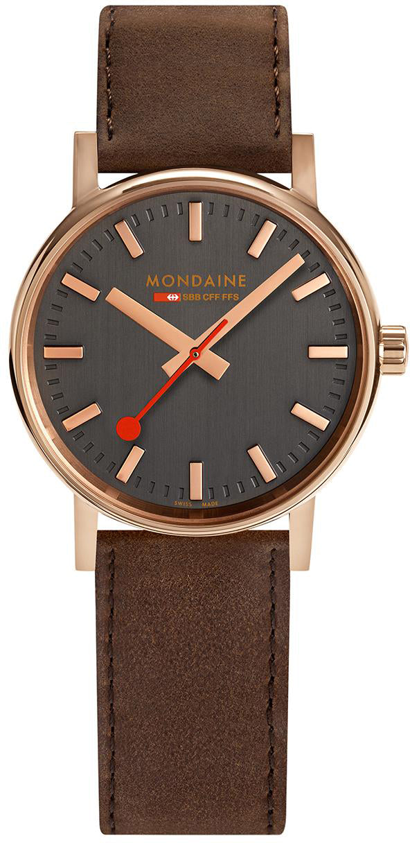 Mondaine Watch Evo2 Rose Gold - Grey