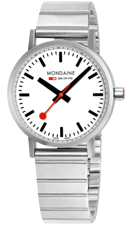 Mondaine Watch Classic Bracelet - White