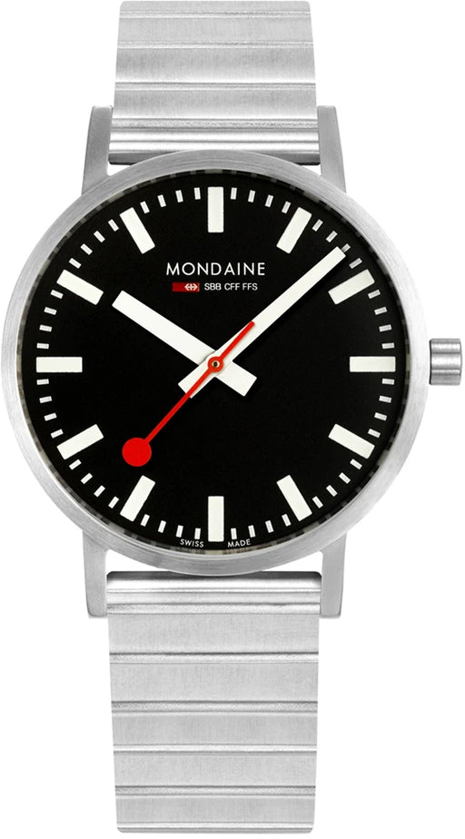 Mondaine Watch Classic Bracelet - Black