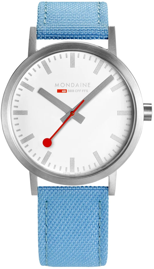 Mondaine Watch Classic 40mm Modern Blue D