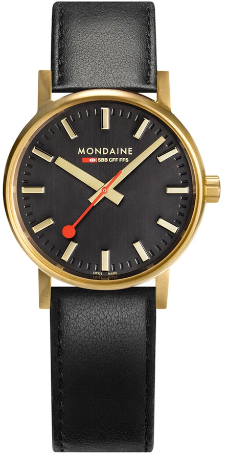 Mondaine Watch Evo2 30 Gold IP