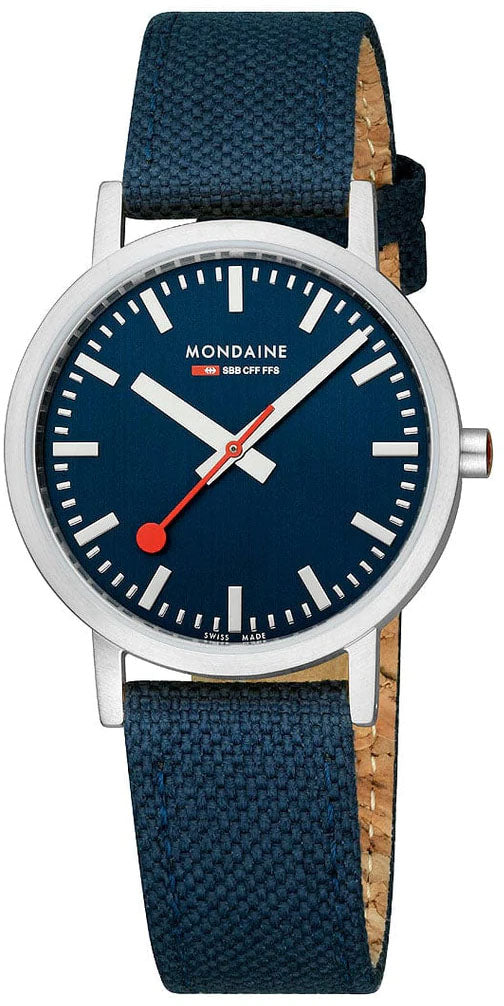 Mondaine Watch Classic Deepest Blue