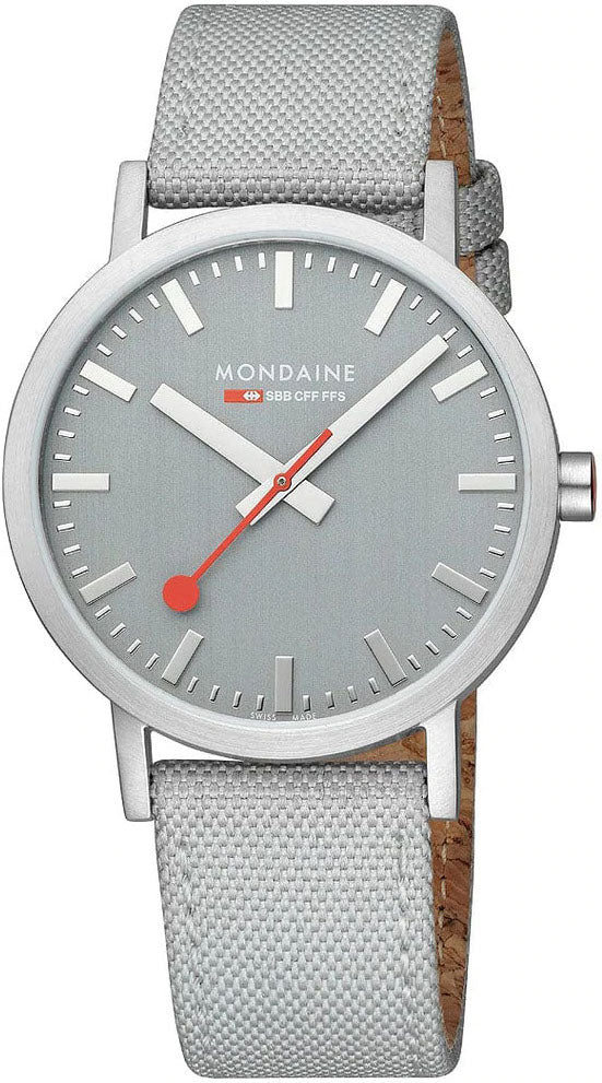 Mondaine Watch Classic Good Grey - Grey