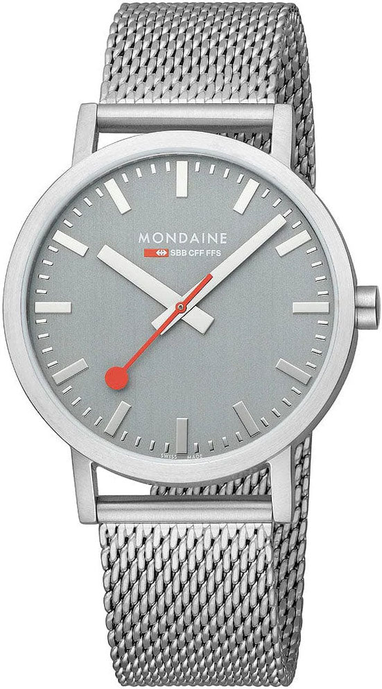 Mondaine Watch Classic Good Grey Special Edition - Grey