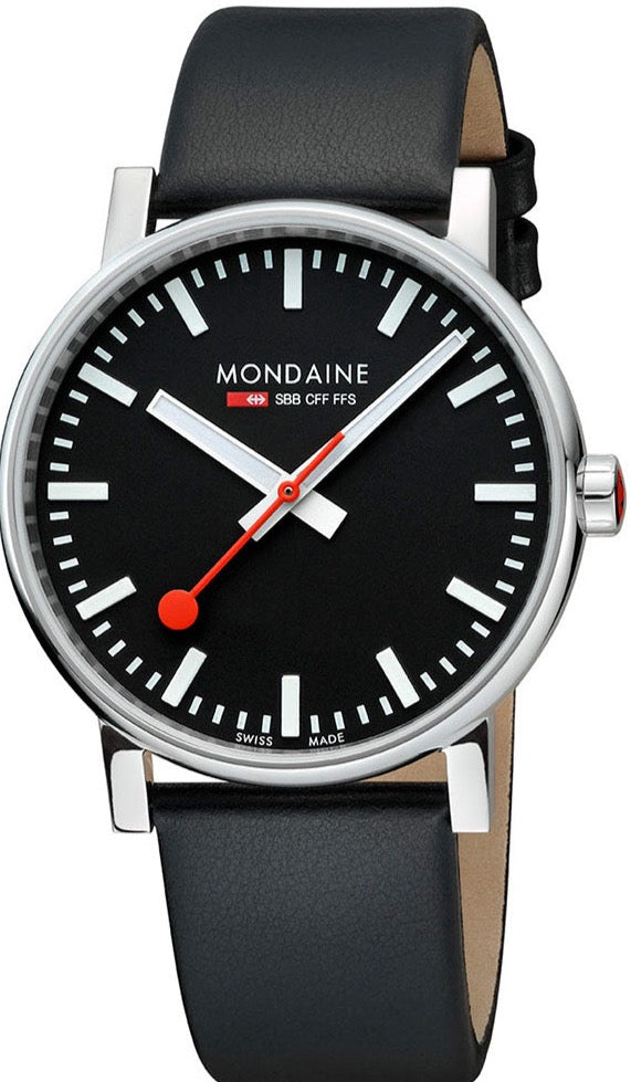 Mondaine Watch Evo2 Black - Black