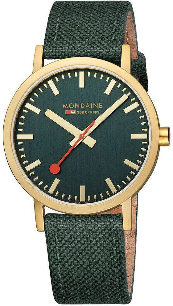 Mondaine Watch Classic Forest Green - Green