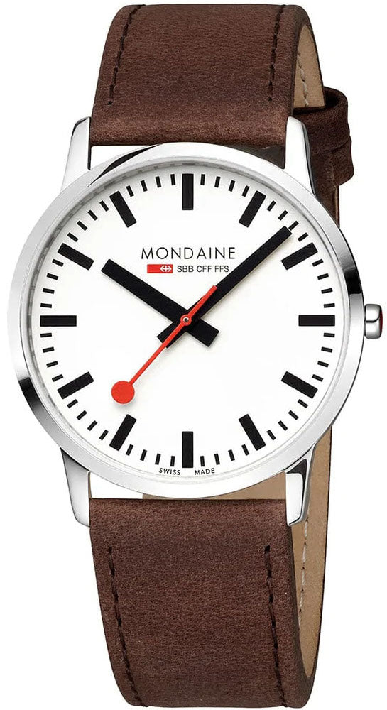 Mondaine Watch Simply Elegant - White