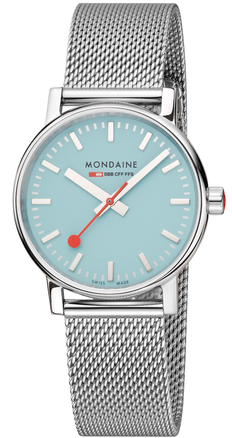 Mondaine Watch Evo2 Dusk 35mm Blue - Blue