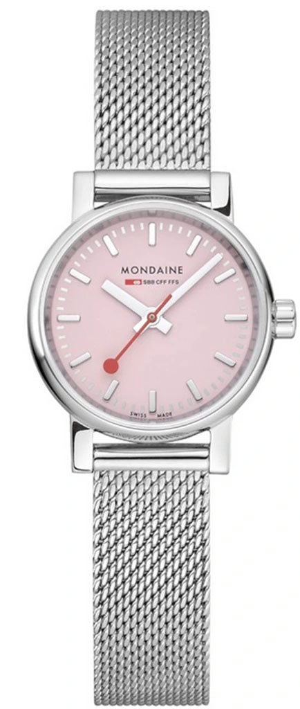 Mondaine Watch Evo2 Sunrise 26mm Pink - Pink