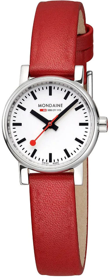 Mondaine Watch Evo2 26mm Grape Leather