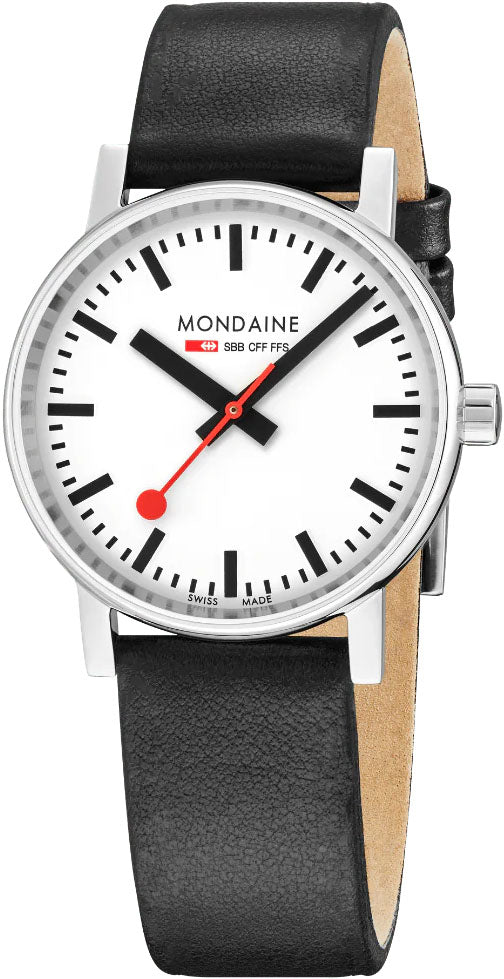 Mondaine Watch Evo2 35 mm Grape Leather