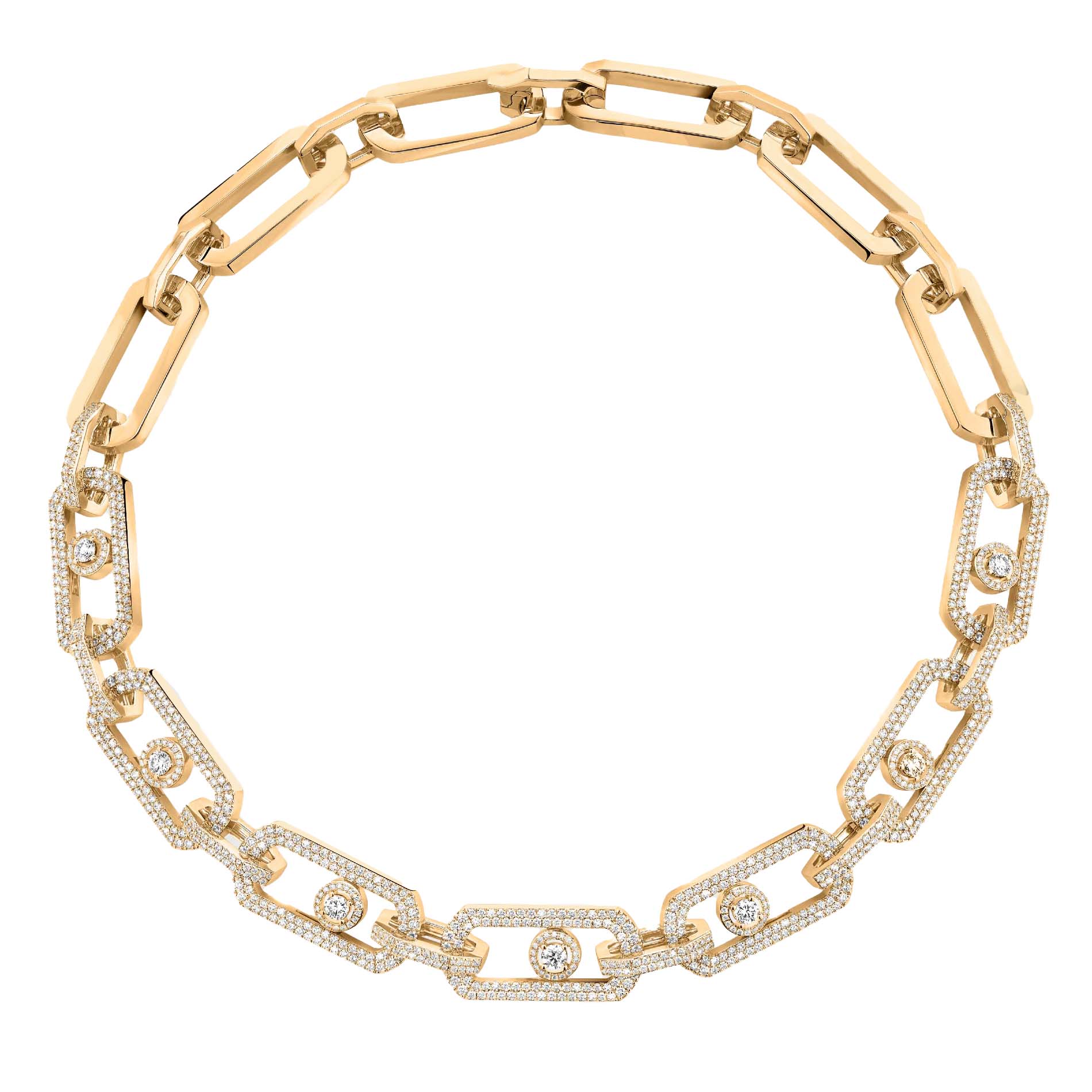 Messika So Move 18ct Yellow Gold 8.22ct Diamond Necklace