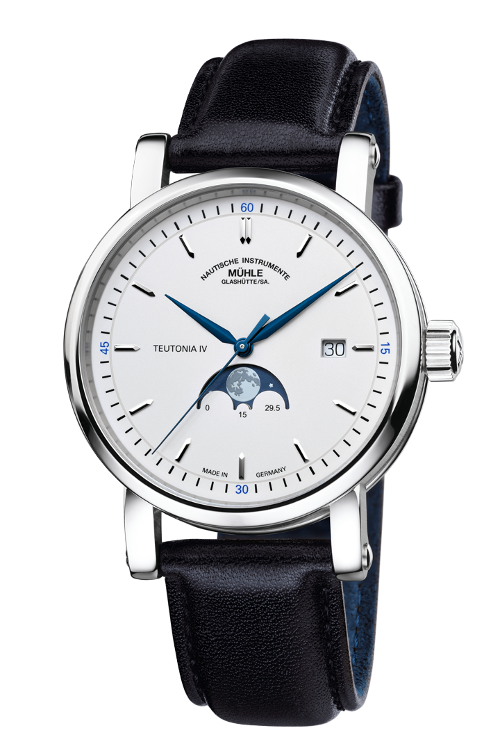 Muhle Glashutte Watch Teutonia IV Moonphase - White